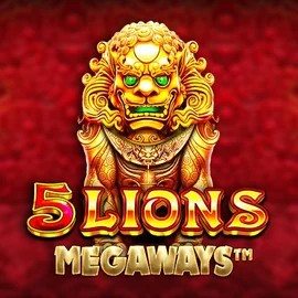 5 Lions Megaways casino game by Pragmatic Play – featured logo at Dragonia Casino