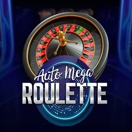 Auto Mega Roulette slot logo by Pragmatic Play at Dragonia Casino