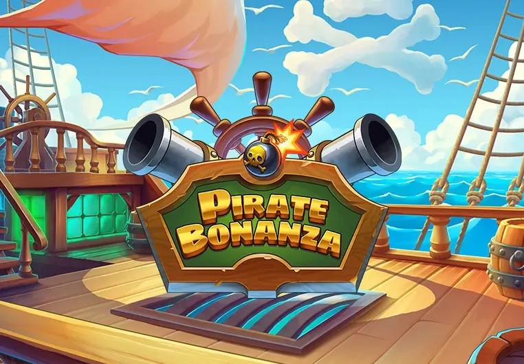 Pirate Bonanza Slot by Backseat Gaming, showcased at dragoniaa.at – game logo