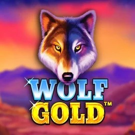 Wolf Gold logo by Pragmatic Play at Dragonia Casino